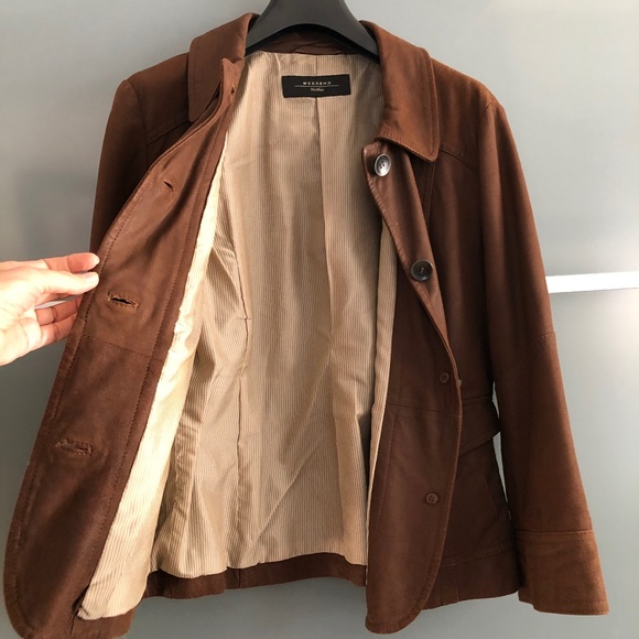 Weekend Max Mara Leather Utility Jacket - Picture 5 of 15